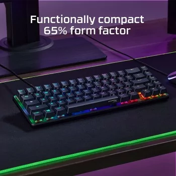 HyperX Alloy Origins 65% Aqua Switch Mechanical Gaming Keyboard